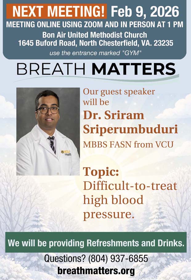 Luncheon with Breathmatters February 2026